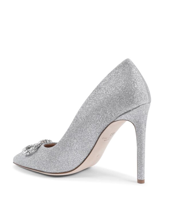 Cindarella Pump - Bright Silver