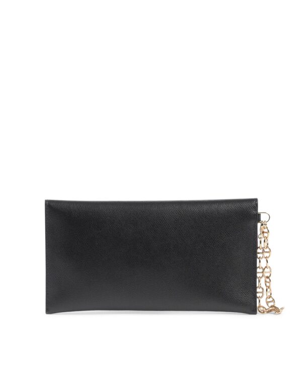 Dee Ocleppo Womens Clutch DC220 LOGO PALMELLATO BLACK