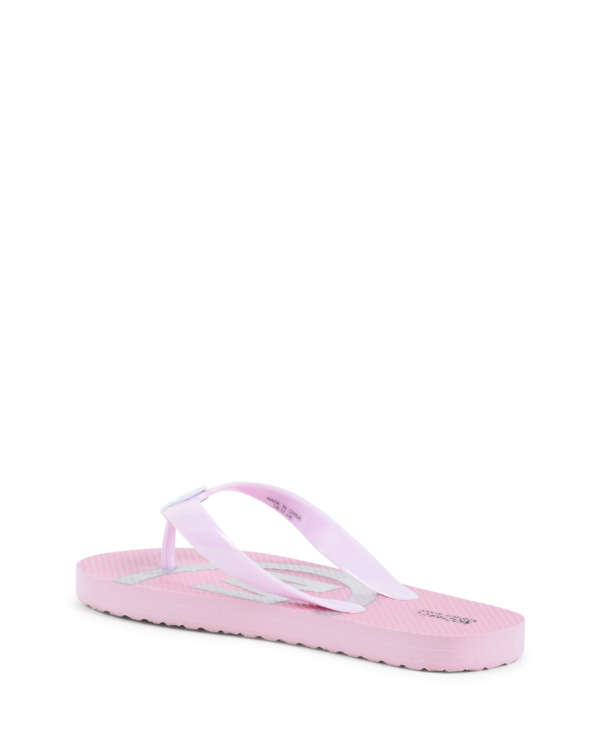 Michael Kors Girls Flip Flop Pink ZIA ENDINE PINK SILVER